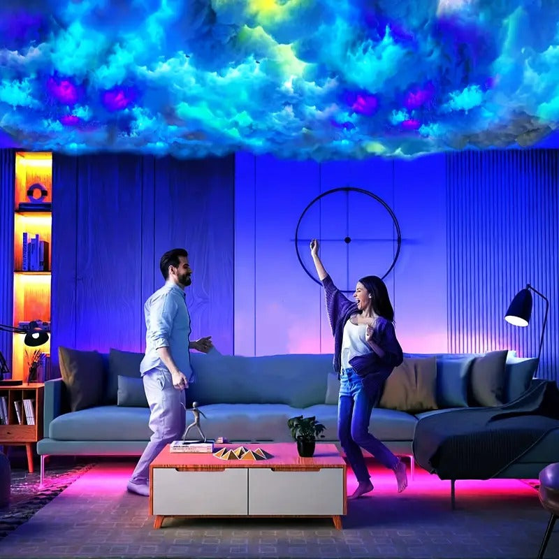 16Ft RGB Cloud Light Show - Thunderstorm LED Lightning Effect