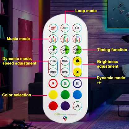 16Ft RGB Cloud Light Show - Thunderstorm LED Lightning Effect