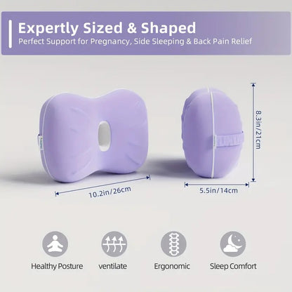 Memory Foam Leg Pillow - Ultimate Side Sleeper Comfort