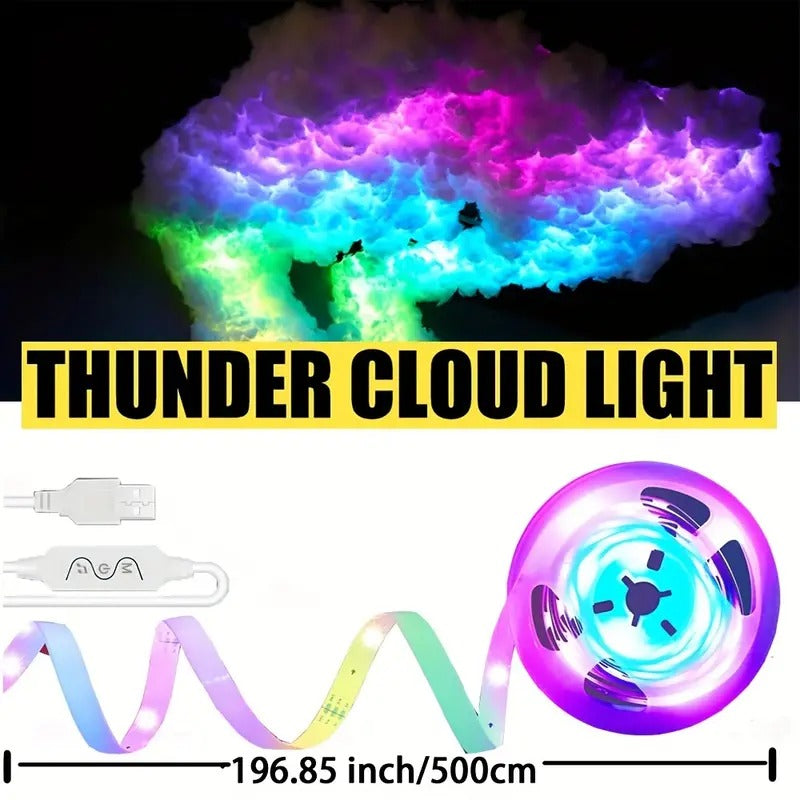 16Ft RGB Cloud Light Show - Thunderstorm LED Lightning Effect