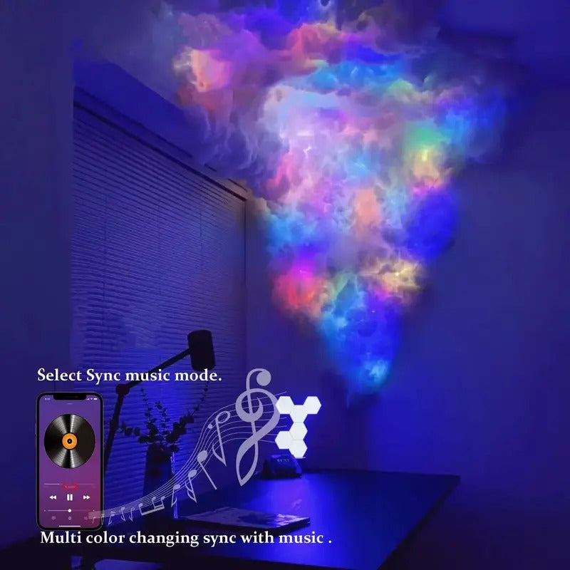 16Ft RGB Cloud Light Show - Thunderstorm LED Lightning Effect