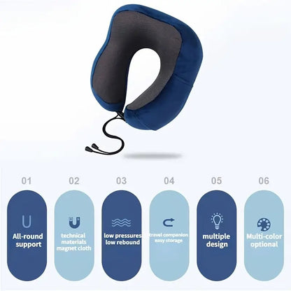 Ultra-Comfort Pillow, Ergonomic U-Shape Neck Support