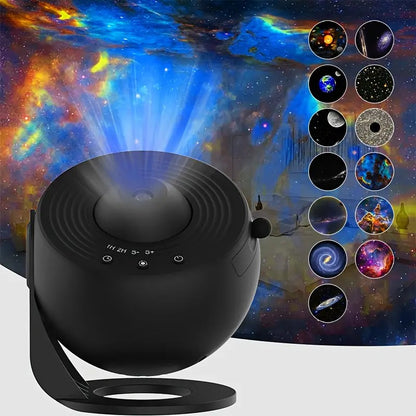 Globe Black Projection Lamp, Starry Sky Lamp