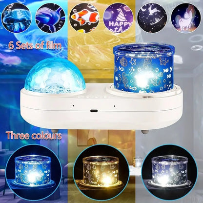 Star LED Night Light, Projector Star Ocean Light Bedroom Decor