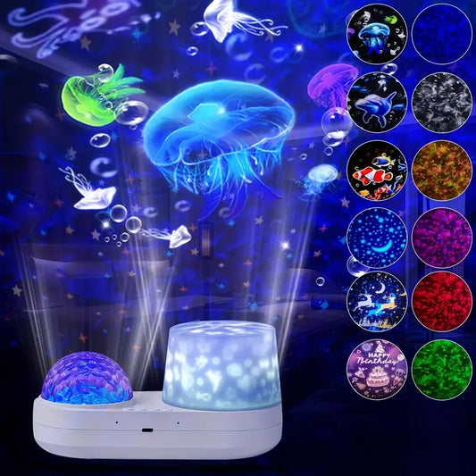 Star LED Night Light, Projector Star Ocean Light Bedroom Decor