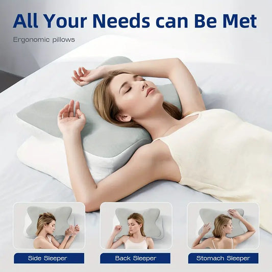 Neck Pillow Pain Relief Sleeping / Side sleeping support pillow