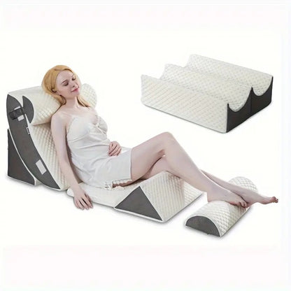 Orthopedic bed wedge-shaped pillow set, Leg Elevation Pillow