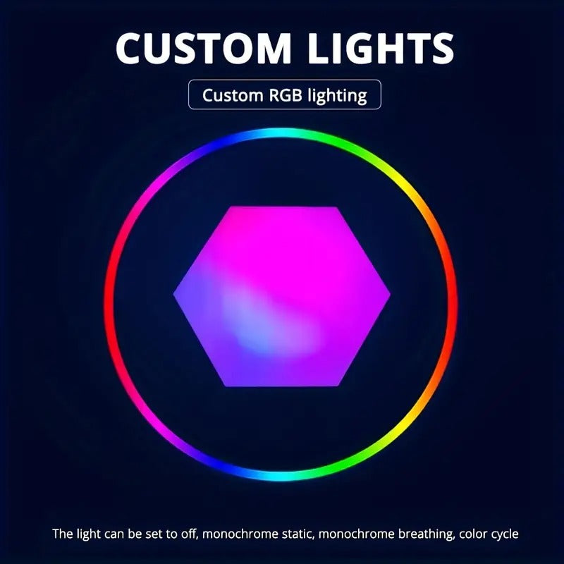 Smart LED Hexagonal Light, RGB Color Changing Indoor Wall Light