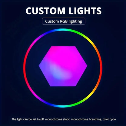 Smart LED Hexagonal Light, RGB Color Changing Indoor Wall Light