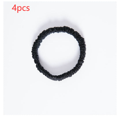 Silk Fine Hair Band Multicolor Does Not Hurt Hair Elastic Hair Band