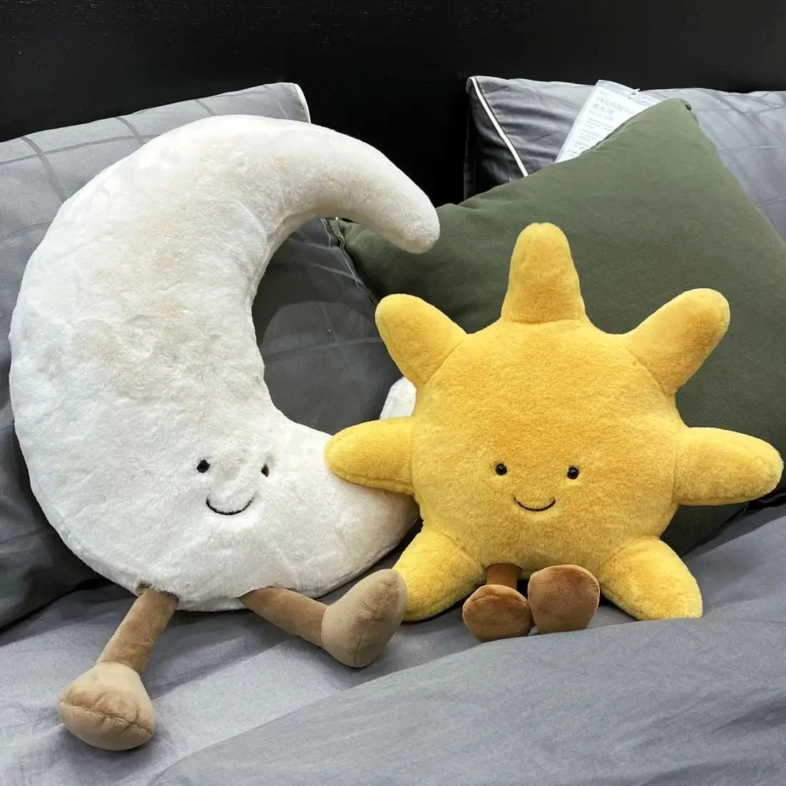 Sun And Moon Stuffed Pillow