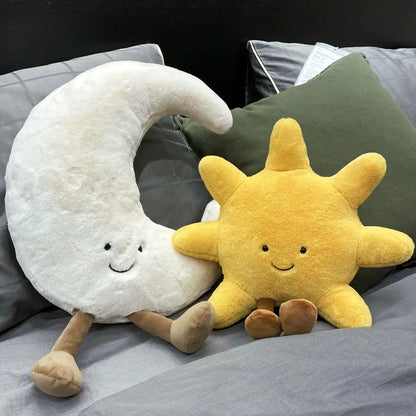 Sun And Moon Stuffed Pillow