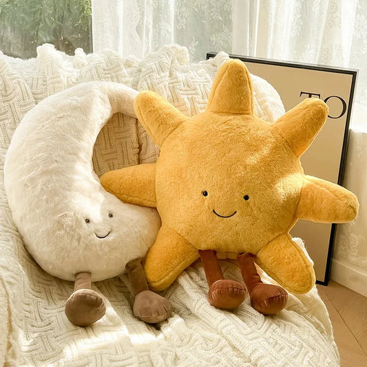 Sun And Moon Stuffed Pillow