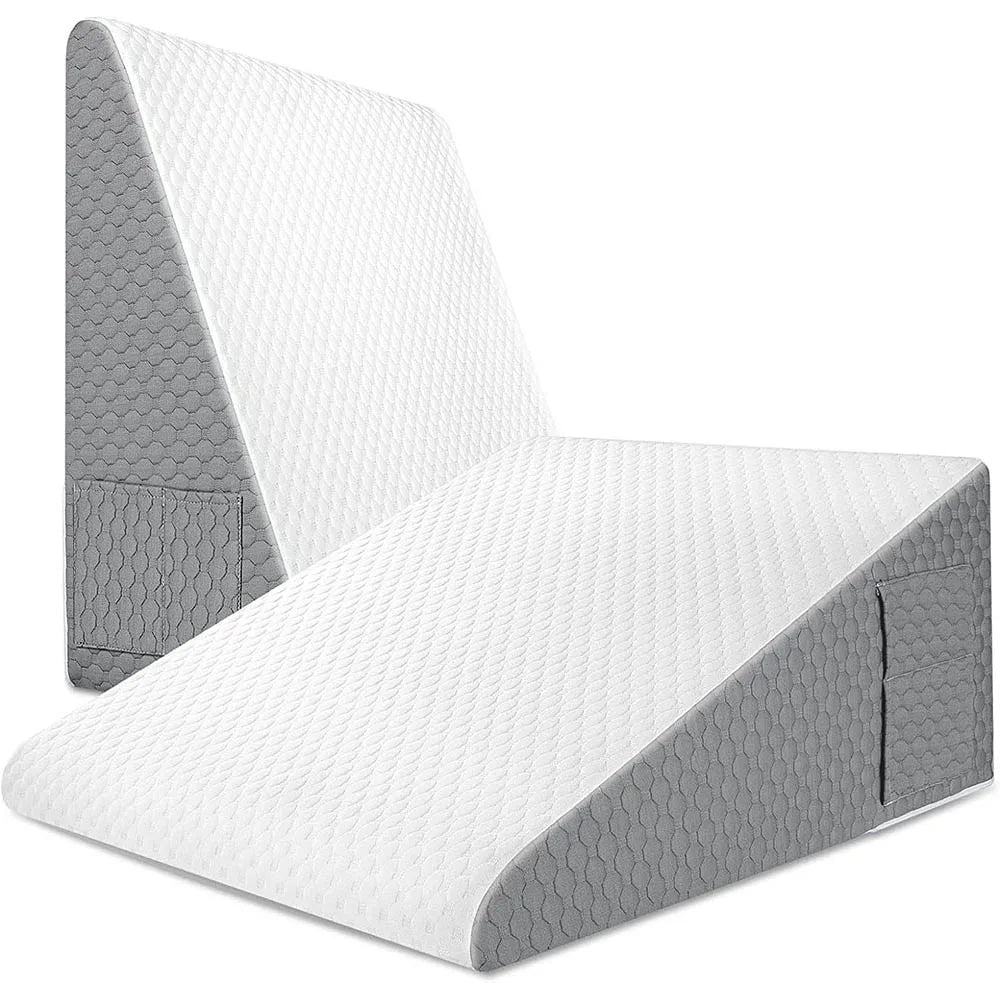 Wedge Pillow for Sleeping, Triangle Elevated Pillow