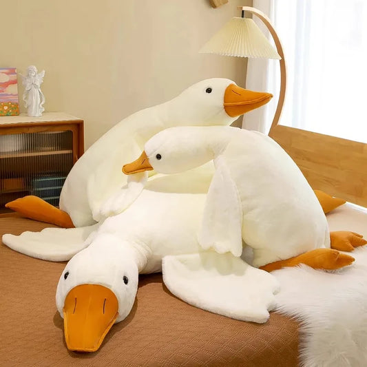 White Goose Plush Toys, Goose Sleep Pillow Cushion Soft Stuffed