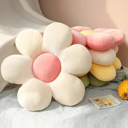 Flower Shaped Stuffed Pillow