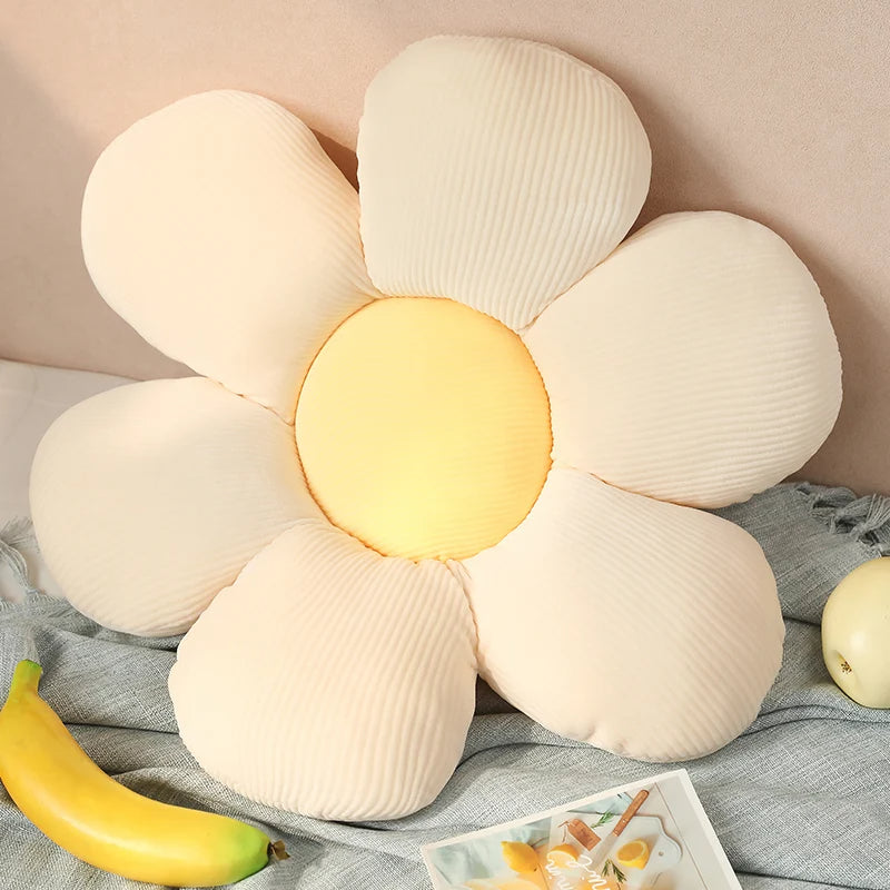 Flower Shaped Stuffed Pillow