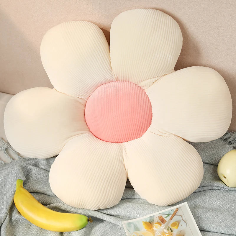 Flower Shaped Stuffed Pillow