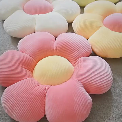 Flower Shaped Stuffed Pillow